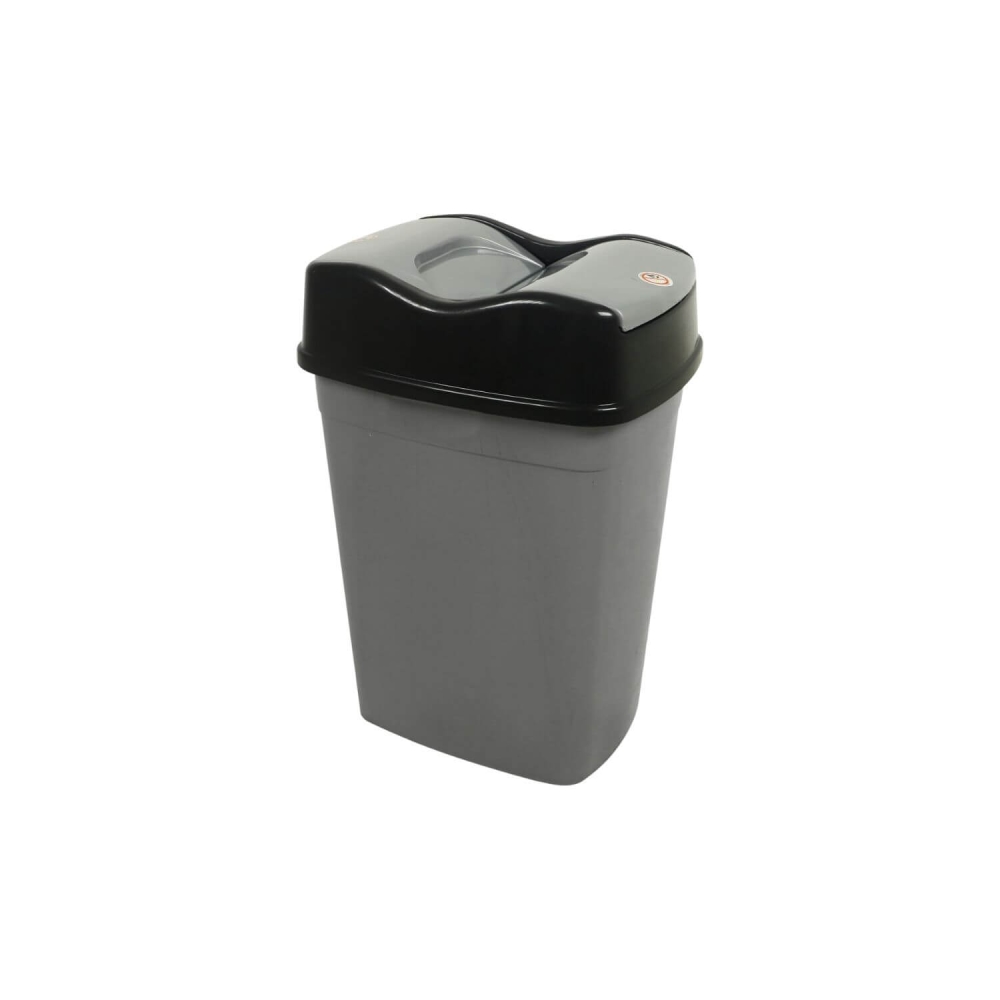 Coș gunoi, 5 L, din plastic cu capac VORTEX