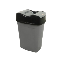 Coș gunoi, 15 L, din plastic cu capac VORTEX