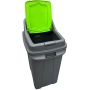 Coș gunoi reciclare, 70 L, cu capac, pentru sticlă