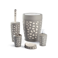 Set baie 5 piese STONE, Gri / Crem