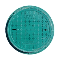 Capac canalizare plastic, DN600, 10t - VERDE