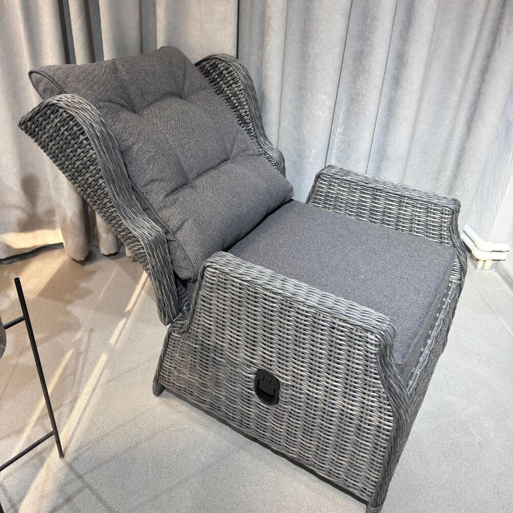  Fotoliu pentru terasă, reglabil, HOLA LUX, antracit