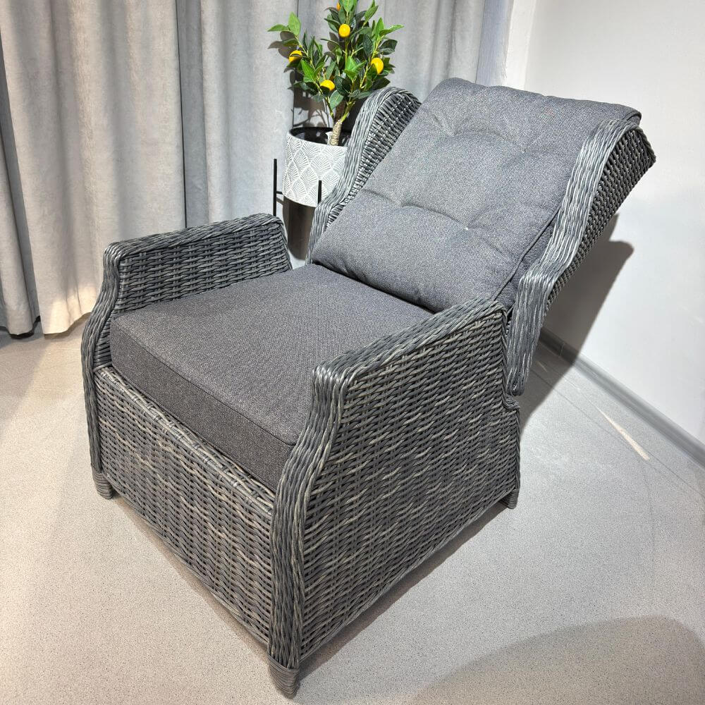  Fotoliu pentru terasă, reglabil, HOLA LUX, antracit