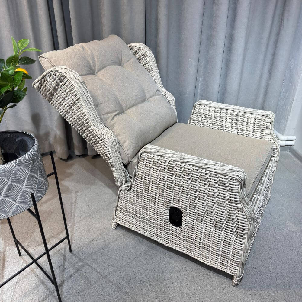  Fotoliu pentru terasă, reglabil, HOLA LUX, bej