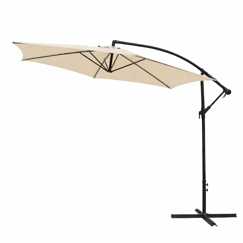 Umbrelă soare, suspendată, diam. 3m, Bej