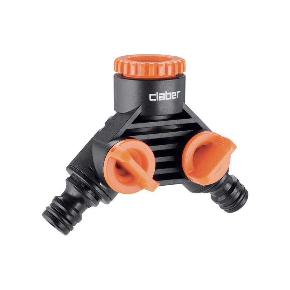 Adaptor cu 2 căi cu robineți (pe blister)