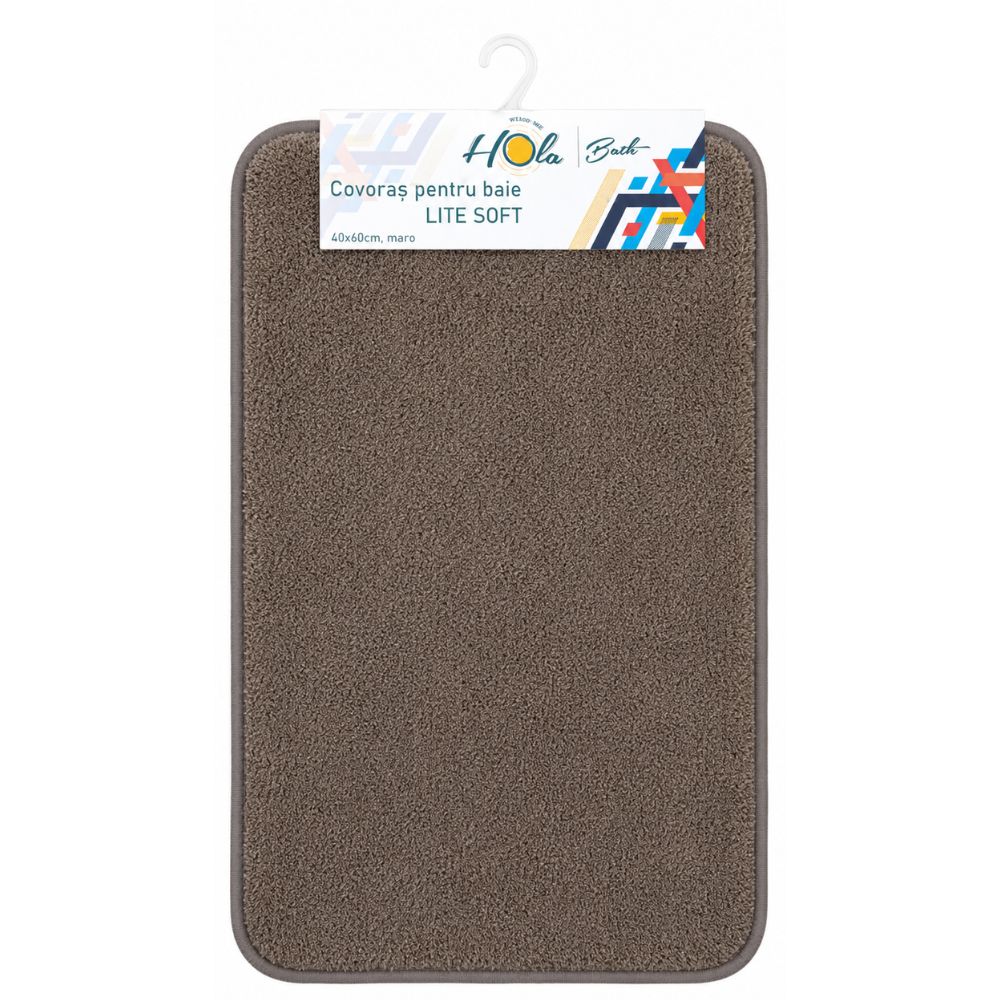 Covoras pentru baie LITE SOFT, 60x100cm, maro