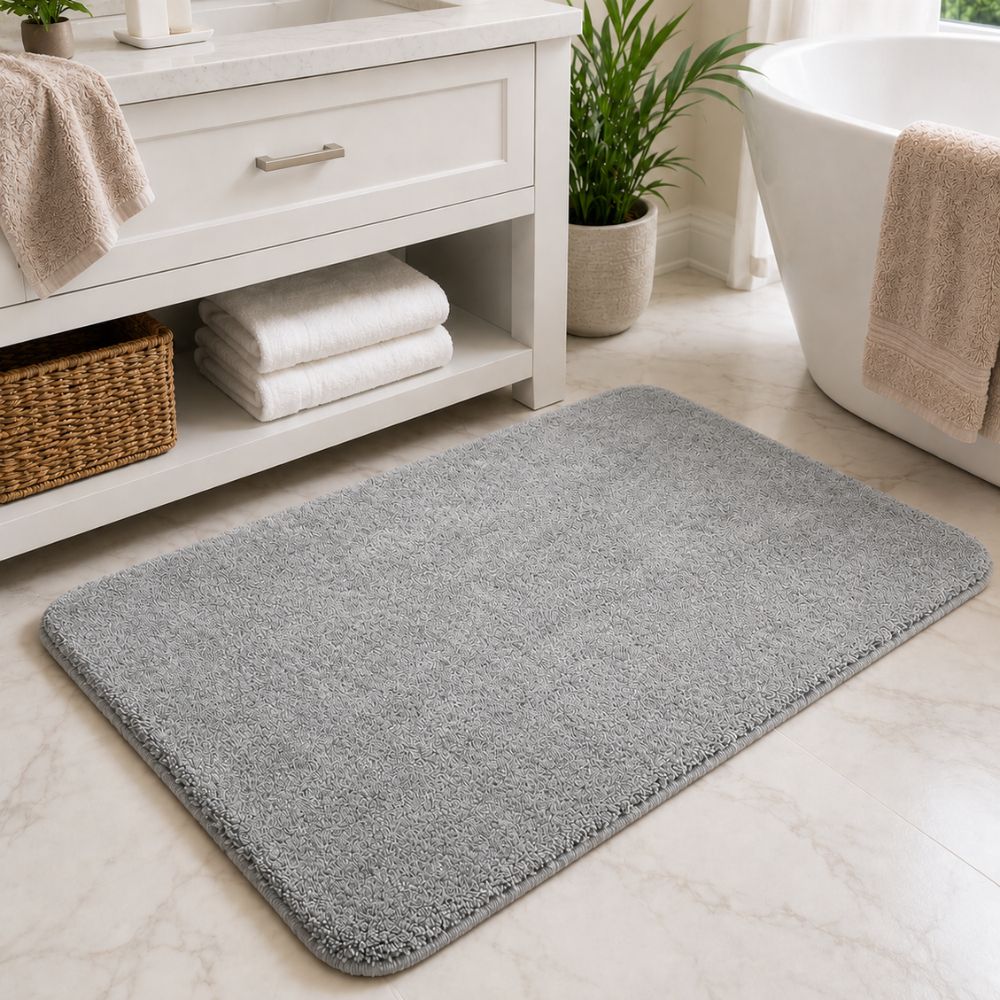 Covoras pentru baie SUPER SOFT, 60x100cm, gri