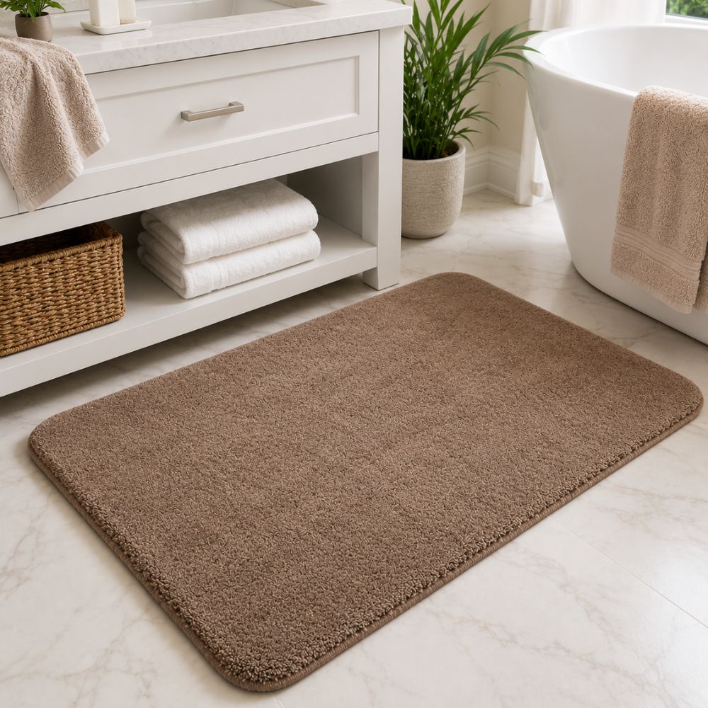 Covoras pentru baie SUPER SOFT, 60x100cm, maro